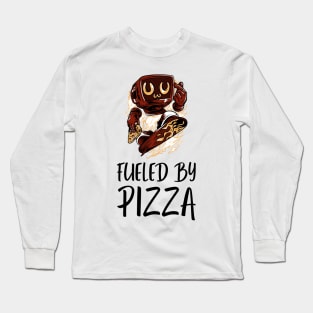 Computer AI Pizza Long Sleeve T-Shirt